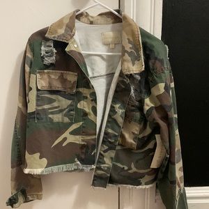 Madden girl army fatigue jean jacket 😍